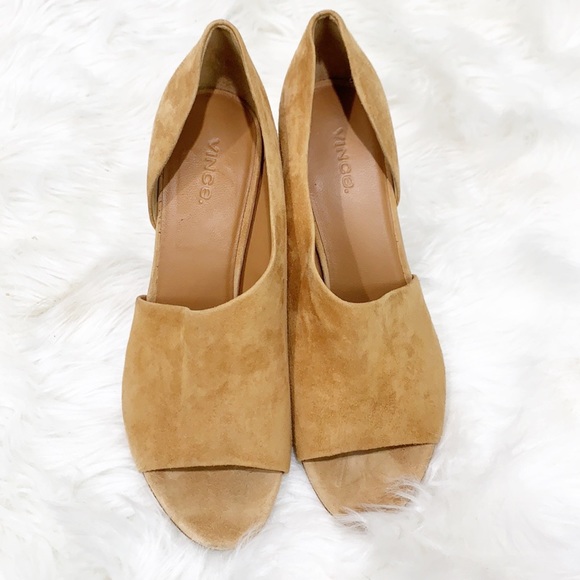 Vince. Percey Block Heel Espadrille Sandal Tan 9 - Picture 10 of 16